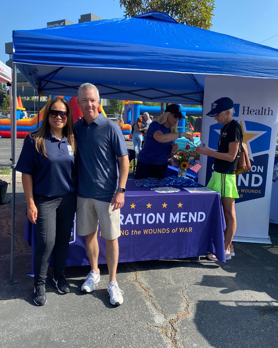 Operation_Mend's tweet photo. For Veterans Day, Operation Mend was proud to be at VetFest 2025! An incredible day hosted by @MB_Rotary that’s grown from 375 attendees in 2018 to nearly 900 in 2025. A fun-filled celebration with live music, great food, and deep gratitude for those who answer the call to serve. https://t.co/GemW3YicCf