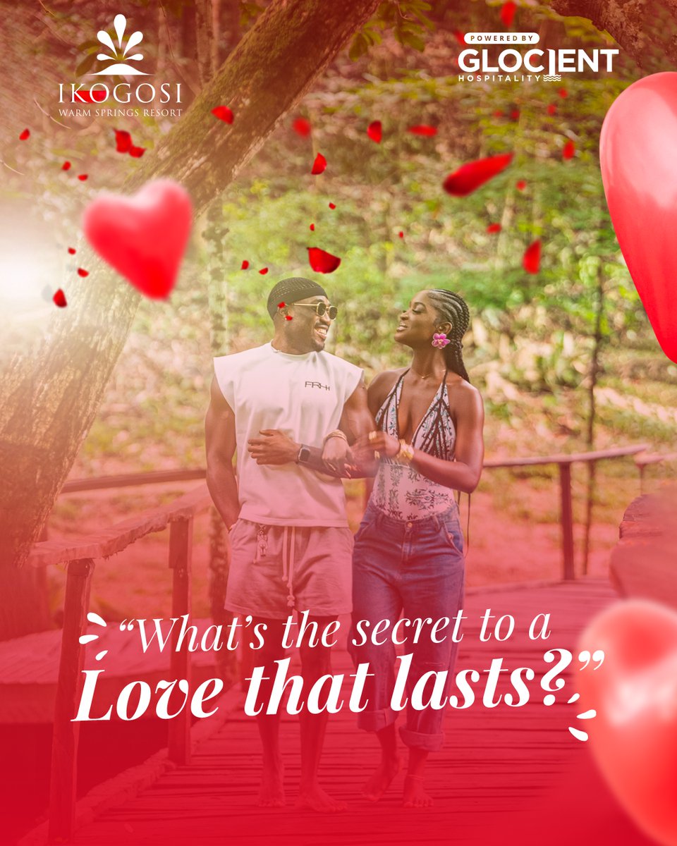 goseeikogosi's tweet photo. What’s the secret to a love that lasts? 🤔 Is it the spark that never fades, the laughter that echoes, or the bond that only grows stronger? 

Join @goseeikogosi powered by Glocient Hospitality and BellaNaija Weddings as we dive into the art of lasting connections this Valentine’s! 💕

#IkogosiMeetsBellaNaija 
#GoSeeIkogosi
#LoveThatLasts