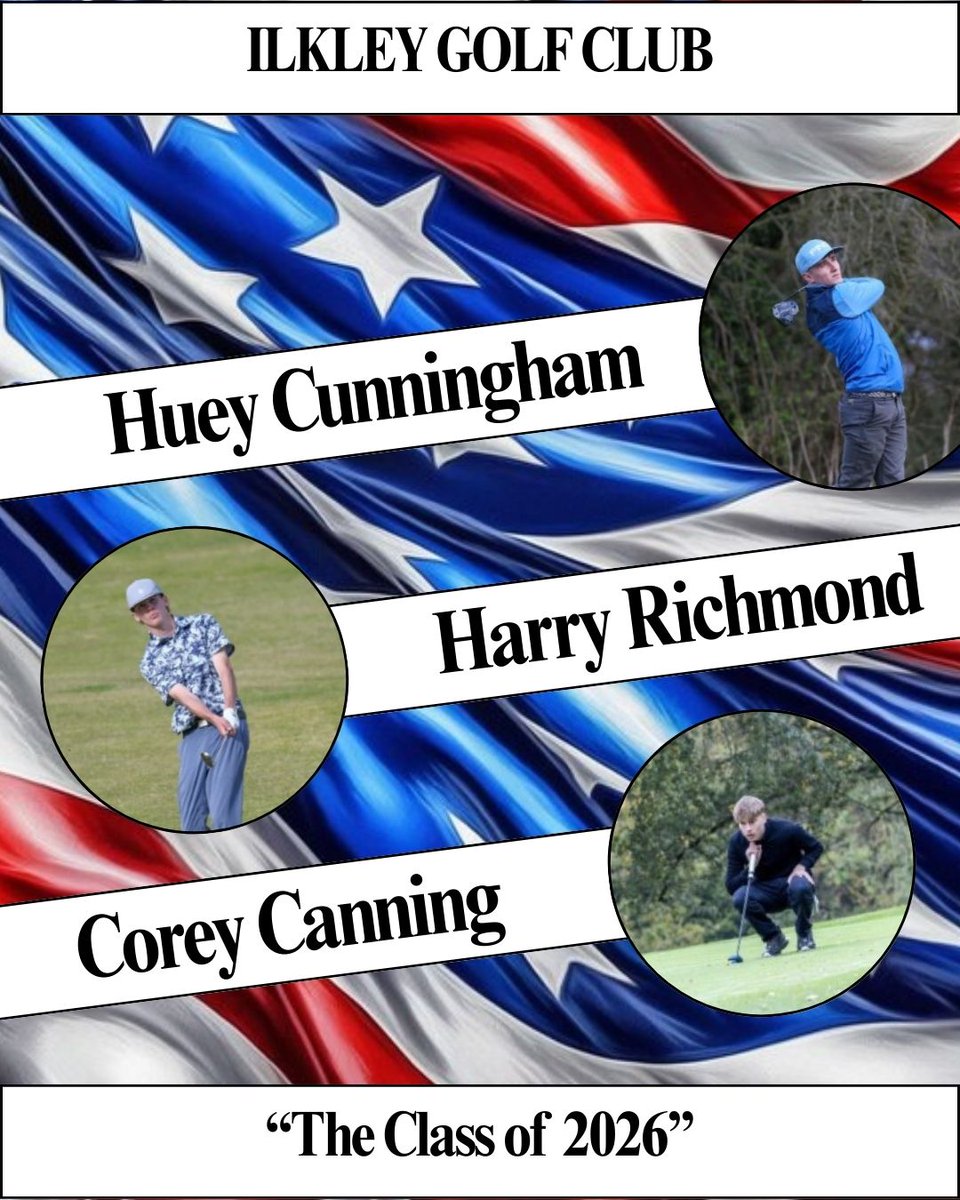 IlkleyGolfClub's tweet photo. Two more of our juniors are joining Huey Cunningham and Evie Graves at universities in the US to perfect their golf. 
Harry Richmond is heading to Hutchinson Community College in Kansas and Corey Canning is going to Chowan University in North Carolina.
Good luck to them all. https://t.co/VtjU7MaeFA