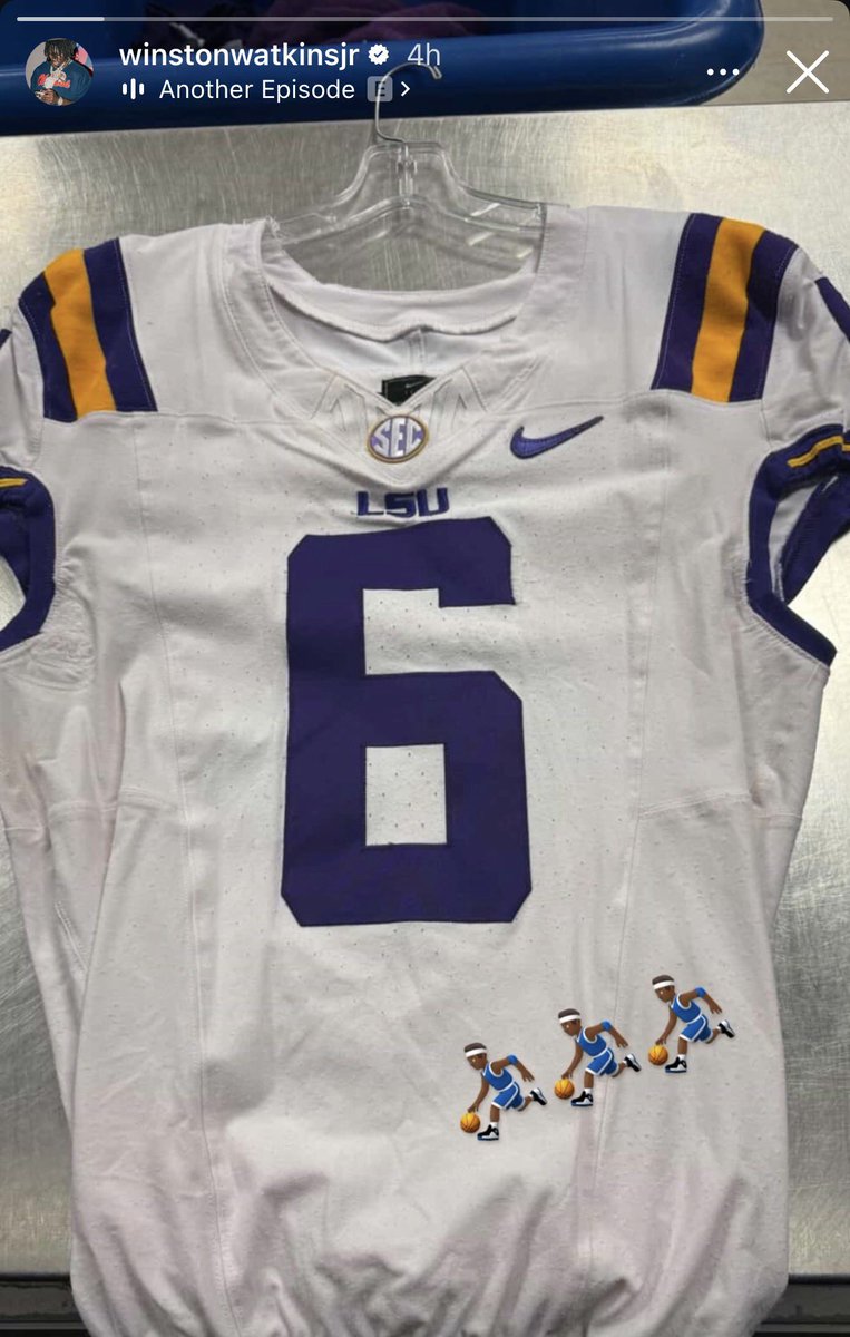 #LSU transfer WR Winnie Watkins will wear #6 this season 🔥