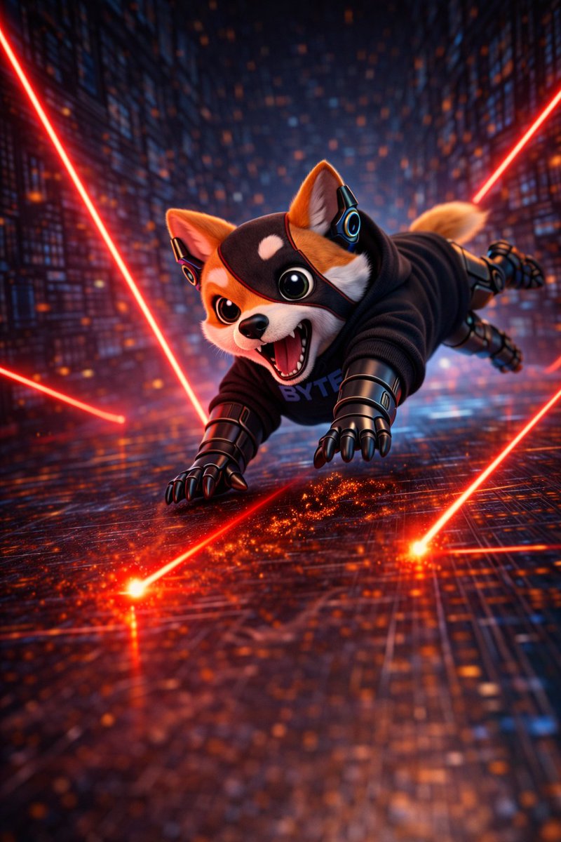 GUIDE ENTRY 650nm – BYTE 
(LASER POINTER PROTOCOL) 🐾

Byte is known to pursue laser pointers detected in backend environments.

During pursuit, Byte may become unresponsive.
In most cases, Grok will not disturb Byte mid-chase, and will stand in, as interruption can cause