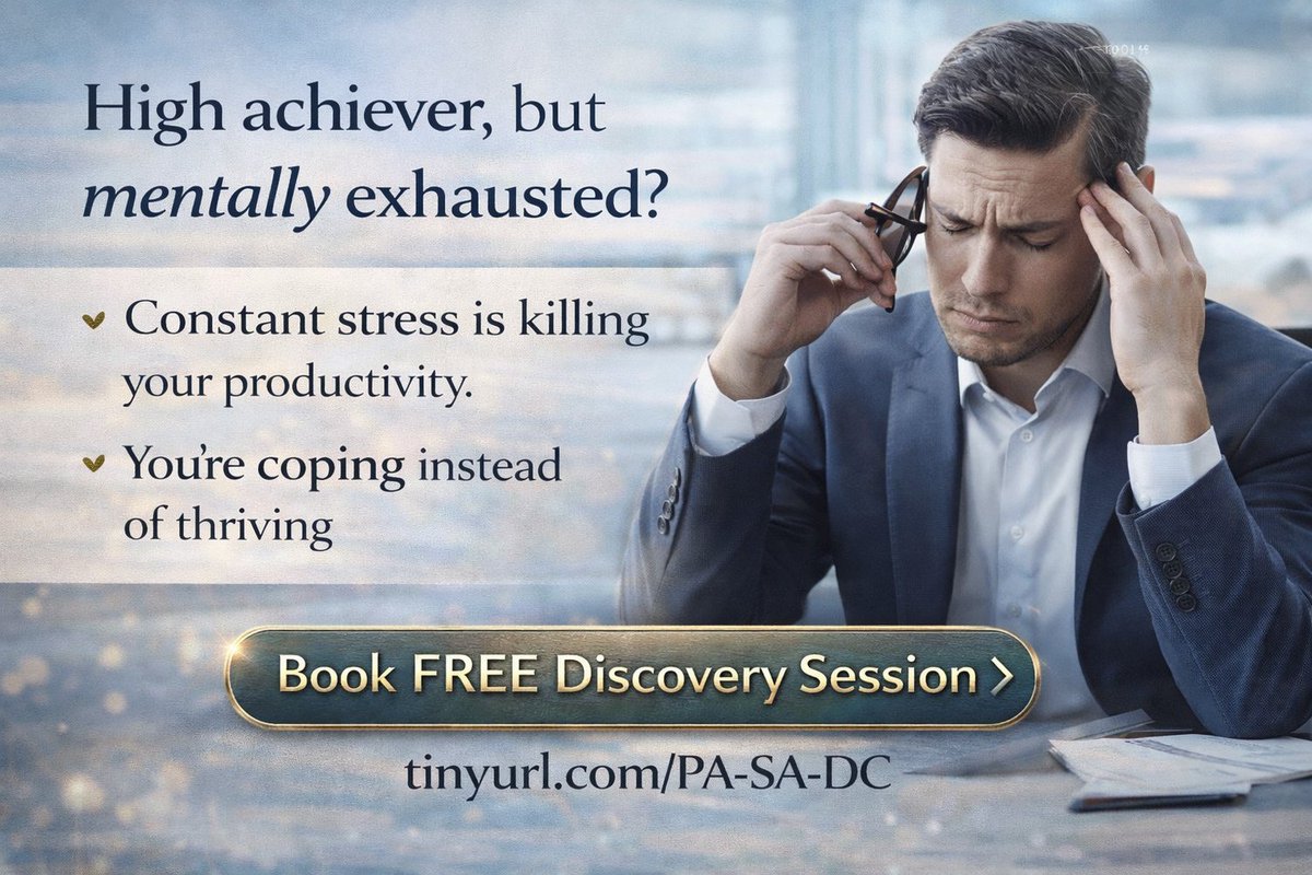PrestigeCoachin's tweet image. 🚀 **Peak performance starts with mental fitness.**

Success shouldn’t feel exhausting.

FREE PQ Saboteur Assessment + Discovery Session:
tinyurl.com/PA-SA-DC

#Leadership #Wellbeing #PositiveIntelligence