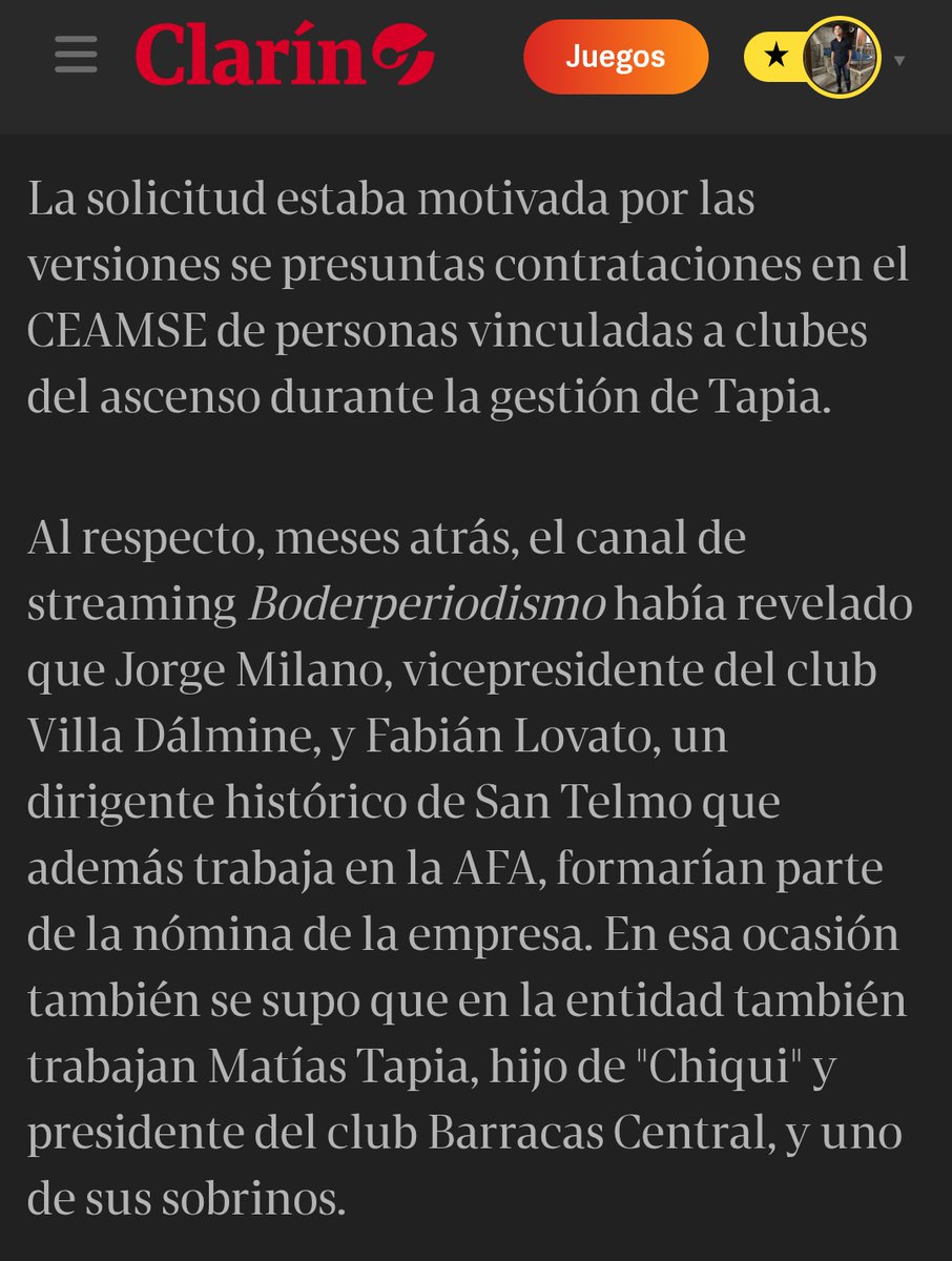 Hace dos meses te contamos en #BORDER el escándalo de las contrataciones de Tapia en el Ceamse, que incluían a uno de sus hijos, su sobrino y algunos dirigentes de la AFA.

Ahora, la entidad se negó a dar información de sus empleados tras un pedido de Clarín.

👉 Gracias por la