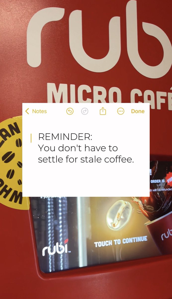 RubiMicroCafe's tweet photo. Coffee tastes better when it’s made for you. See what Rubi can do. https://t.co/R0zzlaYF63 #CoffeeTime #coffee https://t.co/KsjtLezLgT