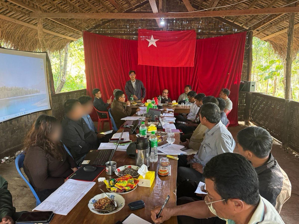 NUGMyanmar's tweet photo. National Unity Government Cabinet Members Meet with the Sagaing Federal Unit Interim Government
(29th January 2026)

Members of the National Unity Government (NUG) and the Sagaing Federal Unit Interim Government held an open and frank discussion on matters relating to the Division of Competency on 26 January 2026, at a location within a liberated area.

The meeting was attended on behalf of the National Unity Government by Union Minister for the Prime Minister’s Office, Dr. Zaw Wai Soe; Deputy Minister for Home Affairs and Immigration, U Kyaw Ni; Deputy Minister for Natural Resources and Environmental Conservation, Khun Saw Phu; together with relevant officials. Representing the Sagaing Federal Unit Interim Government were Chief Minister U Soe Oo; Deputy Chief Minister Dr. Aung Ne Win; Minister for Defence, U Ko Ko Aung; Minister for Home Affairs, U Moe Min Win; Minister for Planning and Finance, U Khant Wai Phyo; Minister for Electricity, Energy and Construction, U Than Hlaing; Minister for Forestry and Natural Resources, U Zin Min Tun; and Attorney General, U Aung Chit Nyo.

During the meeting, responsible officials from both sides discussed issues related to the Division of Competency. In particular, deliberations focused on provisions contained in the Division of Competency (DOC), which is maintained as a living document, including points on which agreement has been reached, aspects requiring revision, and areas requiring further supplementation. These matters will be formally submitted to the National Unity Government for continued consideration and follow-up action. The meeting also included mutual consultations on future processes necessary to enable the effective delivery of administrative, defence, financial, and public service functions.