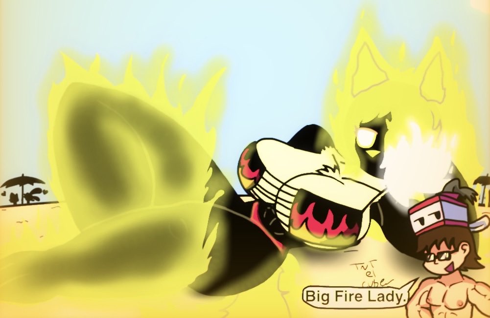 Is a hot day at the beach a hot day for a lady
Art made by
<a href="/TNTelcube1234/">TNT el Cube</a>