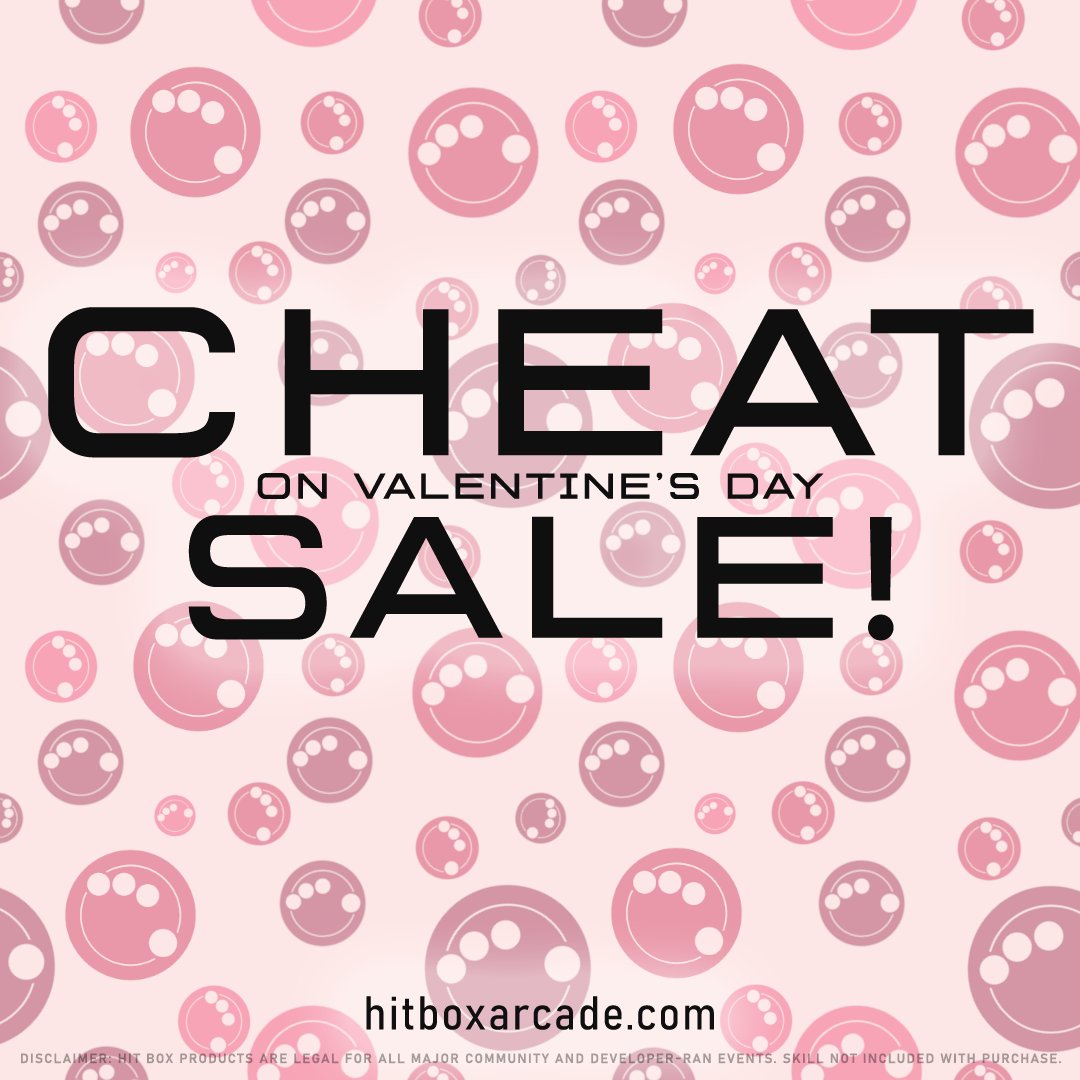 It's time to cheat!

From now throughout February we are having sales across our website on Hit Box ULTRA, Beast Box, and C.O.M.B.O. Buttons!

Full details: hitboxarcade.com/blogs/news/che…