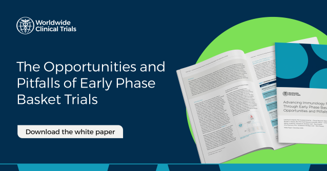 Naz31289's tweet photo. This white paper gives an in-depth look at how basket trials are being used in immunology research to speed up signal detection and streamline development, including the scientific, operational, and regulatory challenges your teams can plan for. https://t.co/ppkDDg3zkS https://t.co/nYKQncAnxz