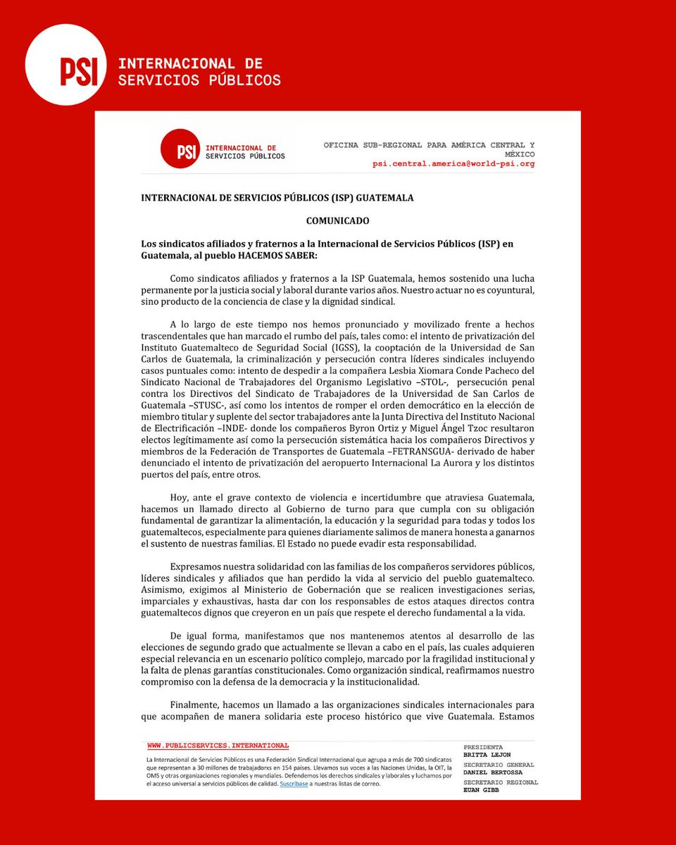 PSI Interamérica tweet media