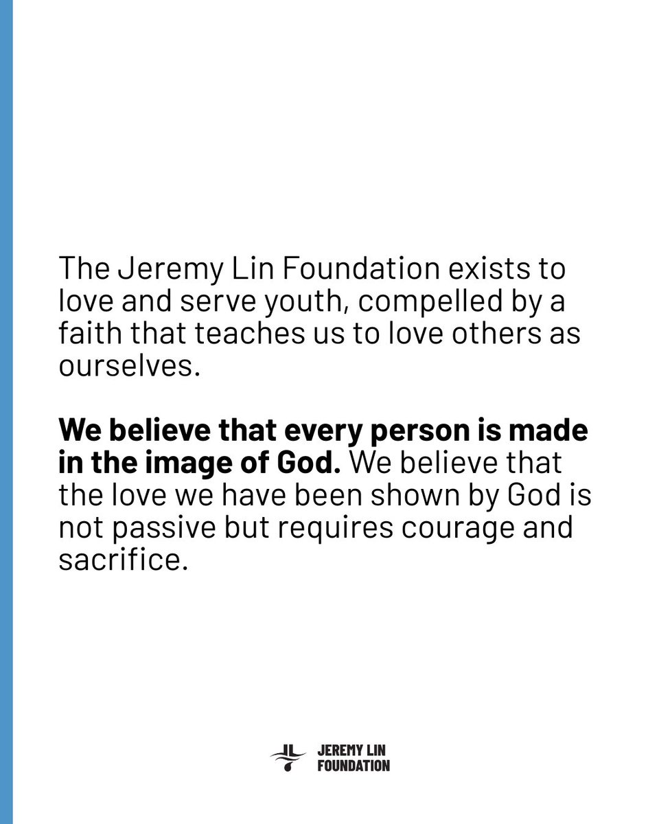 Jeremy Lin Foundation tweet media