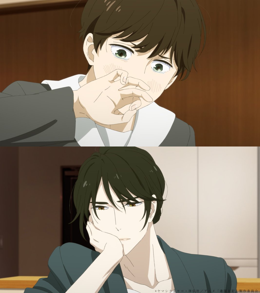 🖊꙳⋆━━━━
　第5話「選ぶ」本日放送！
　　　　　　　　━━━━⋆꙳📚

TVアニメ『違国日記』
23:00～ BS朝日
24:00～ TOKYO MX
24:50～ ABCテレビで放送📺⚡

🔽放送・配信詳細
ikoku-anime.com/onair/

#違国日記