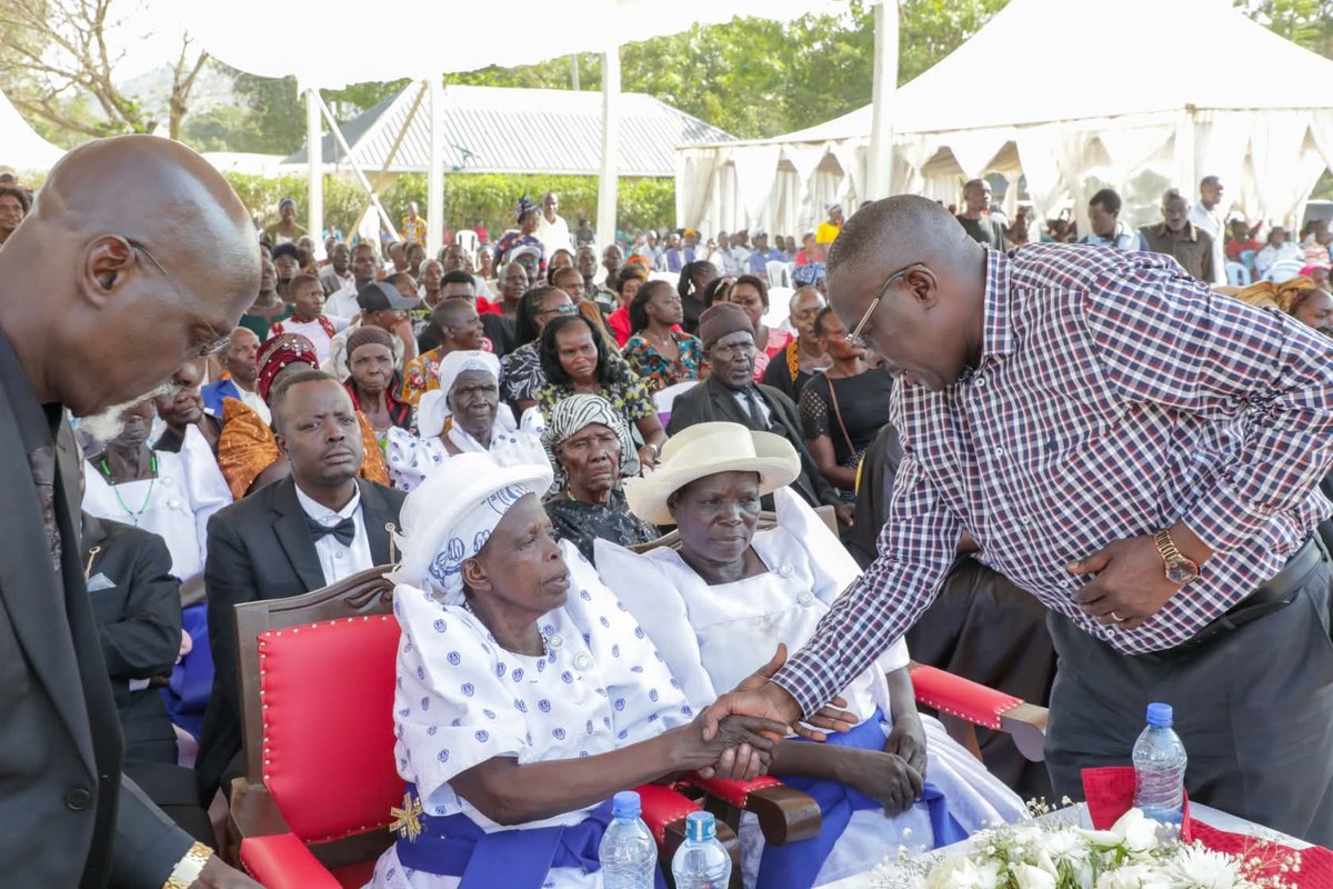 amugosiya's tweet photo. Today, I conveyed a message of condolence from His Excellency President William Samoei Ruto to the family of the late Bramwel Eshepet Ekatani at Machakusi, Teso South Sub-county.
His Excellency the President eulogized the late Bramwel Eshepet Ekatani as a distinguished community elder and a respected family patriarch whose life of service and leadership left a lasting impact on the community.
The late Bramwel Eshepet Ekatani was the father of Engineer Vincent Sidai, the former Lamu Port Manager.
The President extended his deepest sympathies to the bereaved family, relatives, and the entire community during this period of mourning.