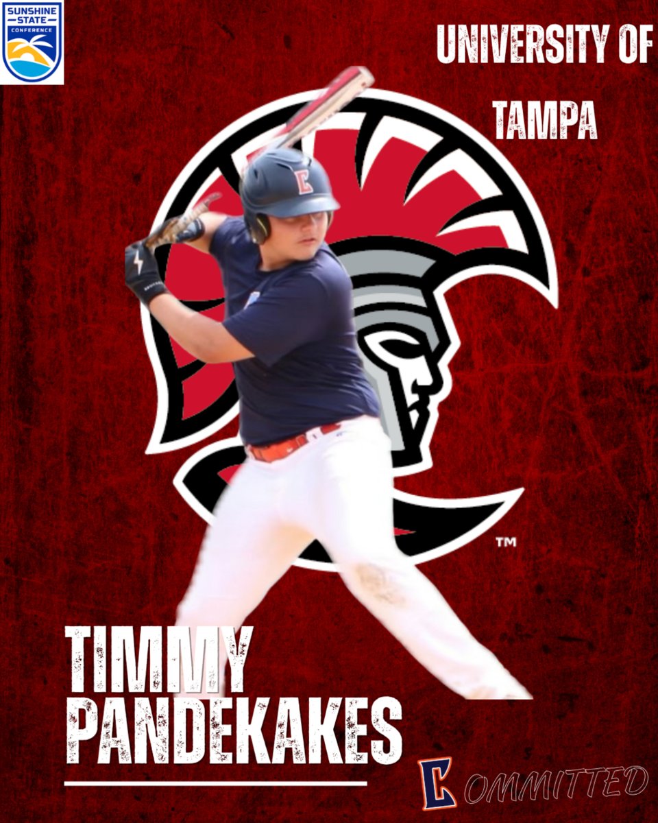 Commitment watch‼ Congratulations to Timmy Pandekakes who will be continuing his academic and athletic careers at the University of Tampa✍⚾ #gospartans