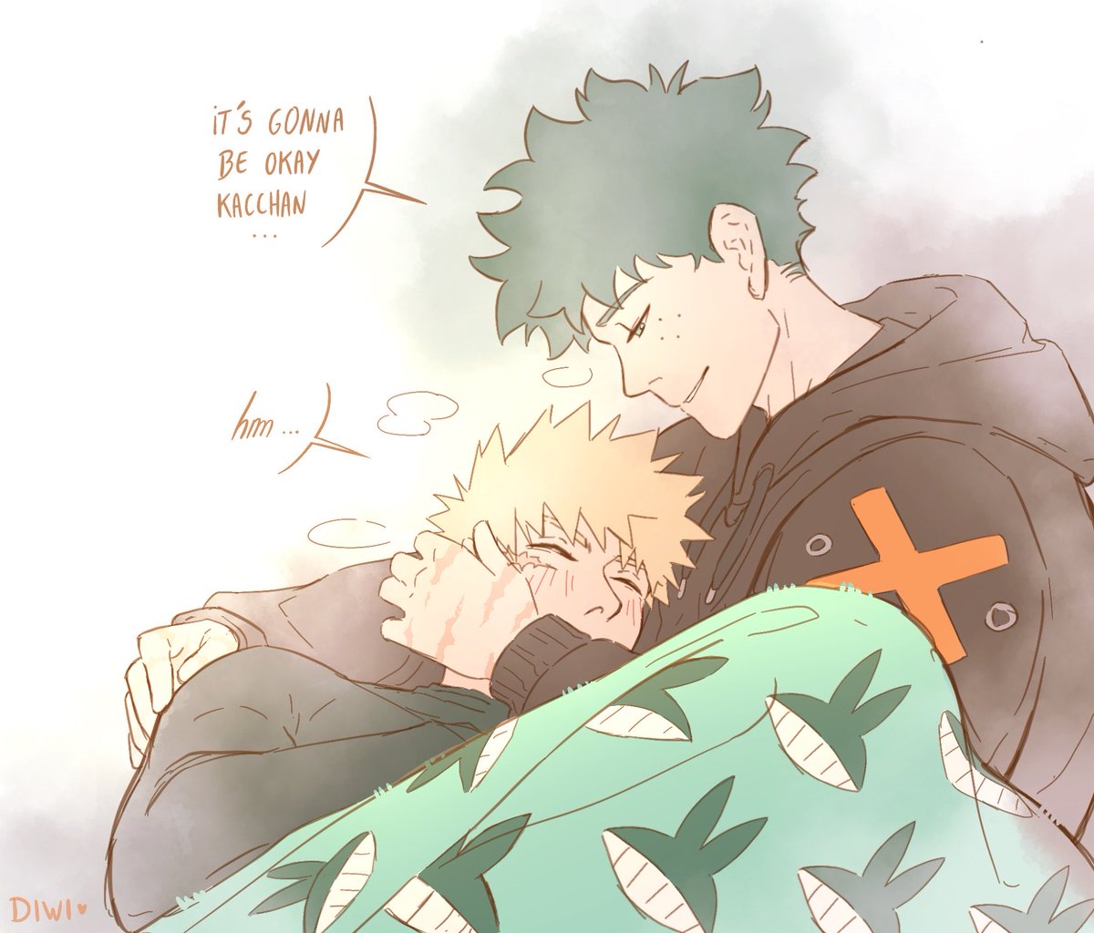Sick days Izuku version 🧡​💚​

Katsuki is the drama. He doesn't get sick often but when he does it's literally the end of the world
Luckily Izuku is here to take care of him!

#bkdk #bakudeku #ktdk