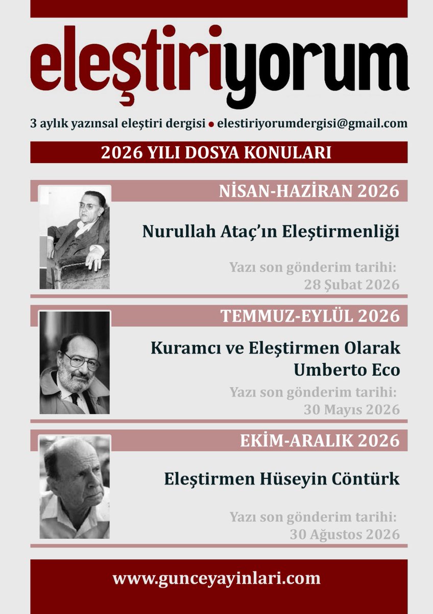 2026 yılı dosya konularımız: