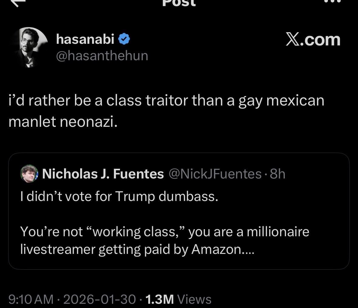 TheOmniLiberal's tweet image. How he is a class traitor when every move he makes is to maximize the wealth and clout of himself and the people around him? This guy will have a rotating cast of minor celebs on his stream, lie continuously about his background and downplay his family’s 9-figure net worth.…