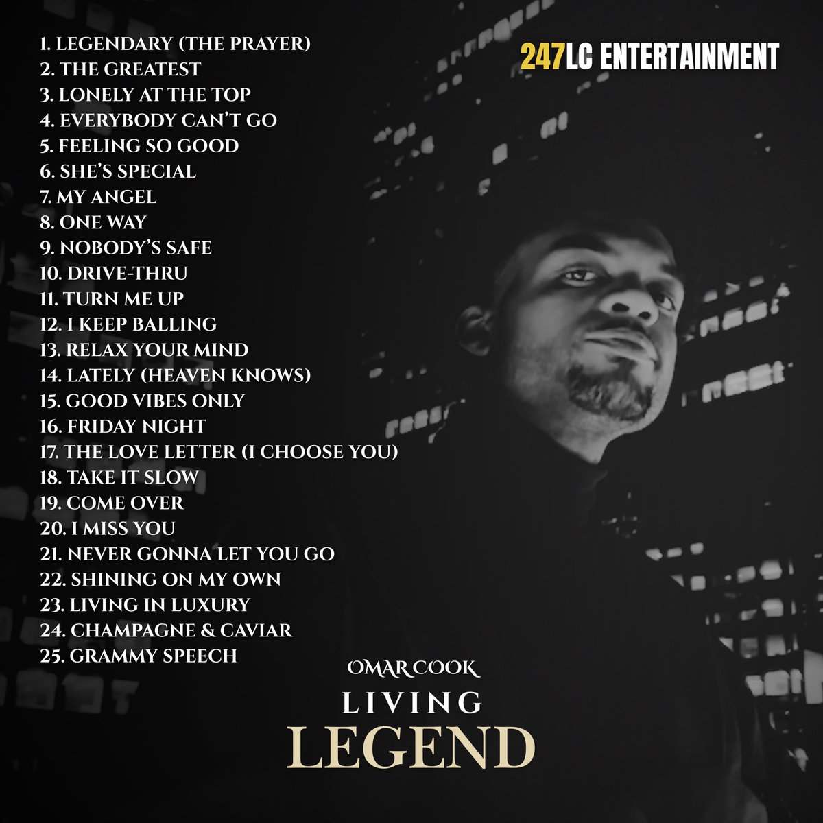 OmarCook_'s tweet image. My 10th album, “Living Legend” is OUT NOW 💿 25 tracks you can vibe to nonstop. This album will live on for eternity. Thank you God 🙏🏾

Run it up 💯

#livinglegend #hiphop #rnb #album #legendary