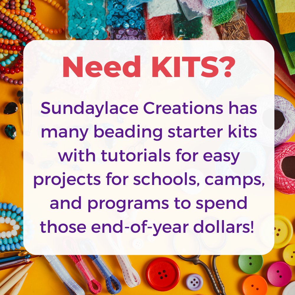sundaylace's tweet photo. Do you have that end-of-fiscal-year money? Why not spend some on beading kits for your staff retreats or hold beading classes for Indigenous youth?

https://t.co/cziBawaDAB

#beadsets #beading #beadingtutorial #beadwork #beadingsupplies #beadtutorial #beadedearrings https://t.co/DnLpqRWGGF