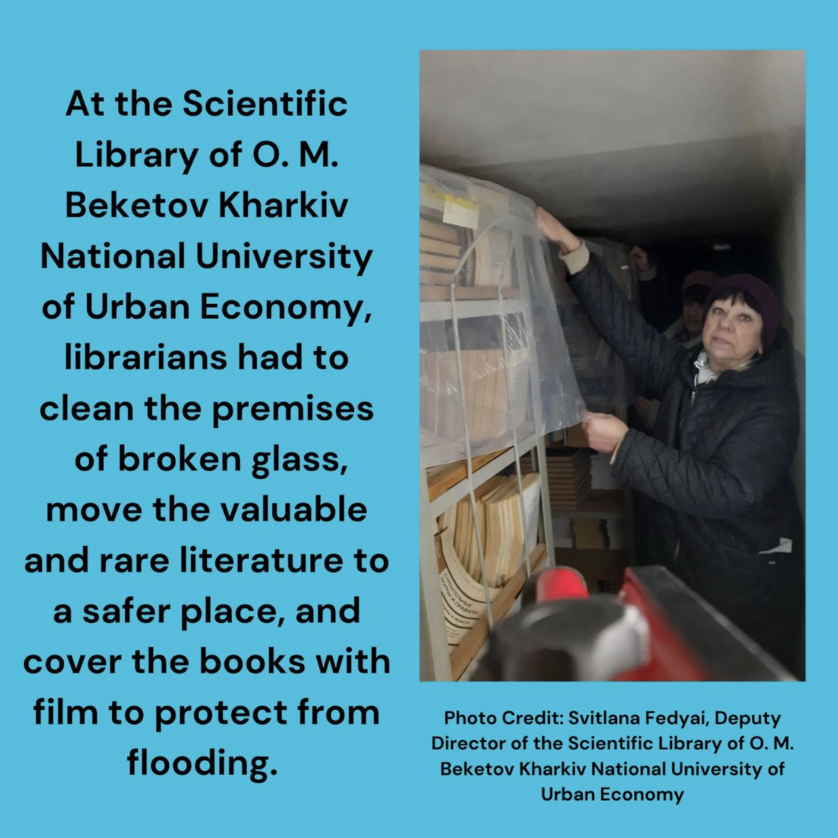 We want to share how libraries in Ukraine have been impacted by the war, and highlight the incredible work they are doing to serve their communities. #Ukraine #ARCHInternational