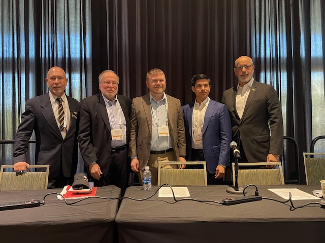 BEbeyond20's tweet photo. We’re at #SpaceCom this week! BE leadership joined a panel asking questions behind our return to the Moon: what comes next?
Lunar leadership is more than a landing: it's long-term, public-private vision.
Symposium: https://t.co/TZFOHFgR76 https://t.co/3JwdLJVGH1