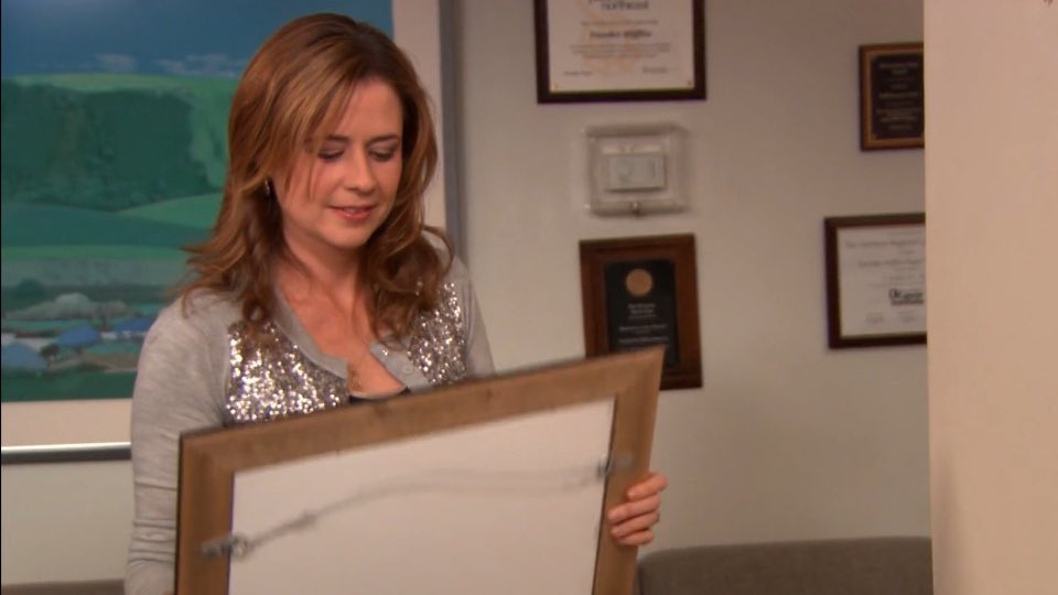 ab3ua's tweet image. هذا المشهد اكثر مشهد ختامي كسر قلبي💔😢.
#TheOffice