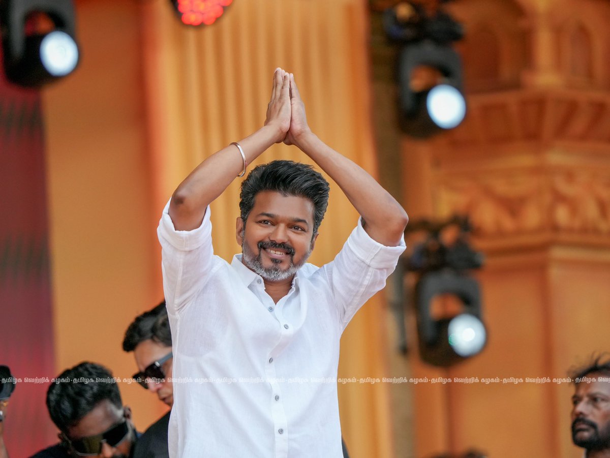 Q: Many feel you give only short answers in public. Is that intentional?

Thalapathy <a href="/TVKVijayHQ/">TVK Vijay</a> : People think I give one line answers, but that is not true. I give detailed answers when required.