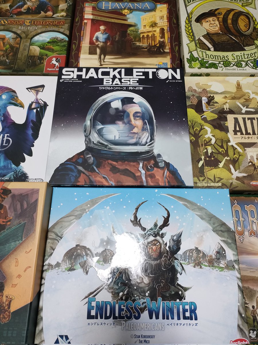 本日の持ち込みゲーム（一部抜粋）です。
ご来場お待ちしております！