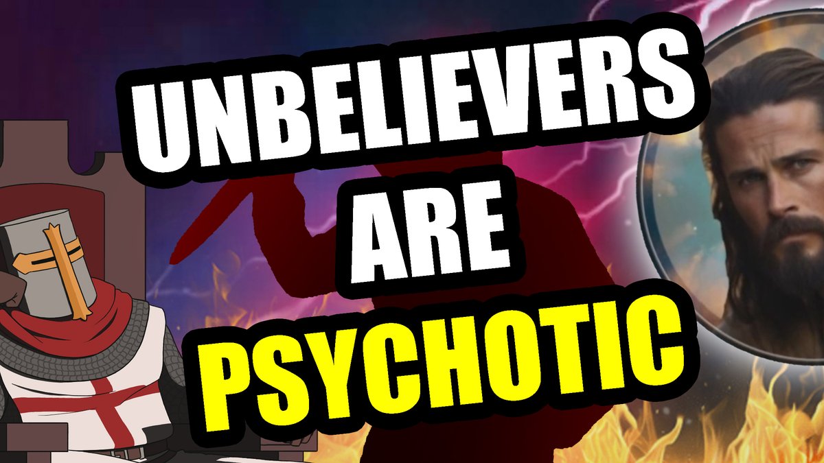Did you know, if you don't believe in god, that means you want to and will slaughter as man people as you can, as soon as possible, cause there is no such thing as empathy or self preservation or any number of reasons that people DON'T do that.

youtu.be/ExUVRpYeDKs