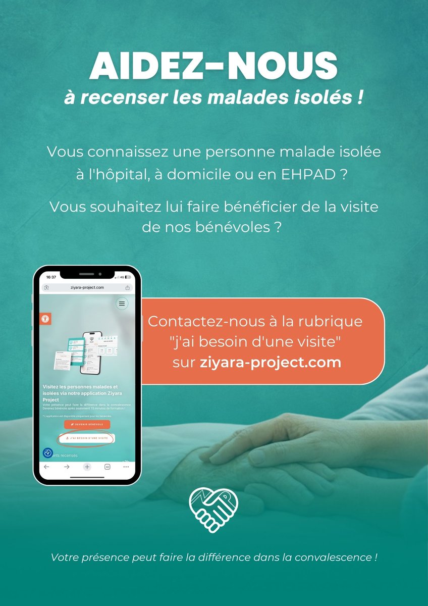 ZiyaraProject's tweet photo. Nous souhaitons recenser encore plus de nécessiteux à travers la France ❤️‍🩹
On a besoin de votre soutien même avec un simple RT/like 🫂
https://t.co/VWPtqGJUIE https://t.co/ztNmT7idlx