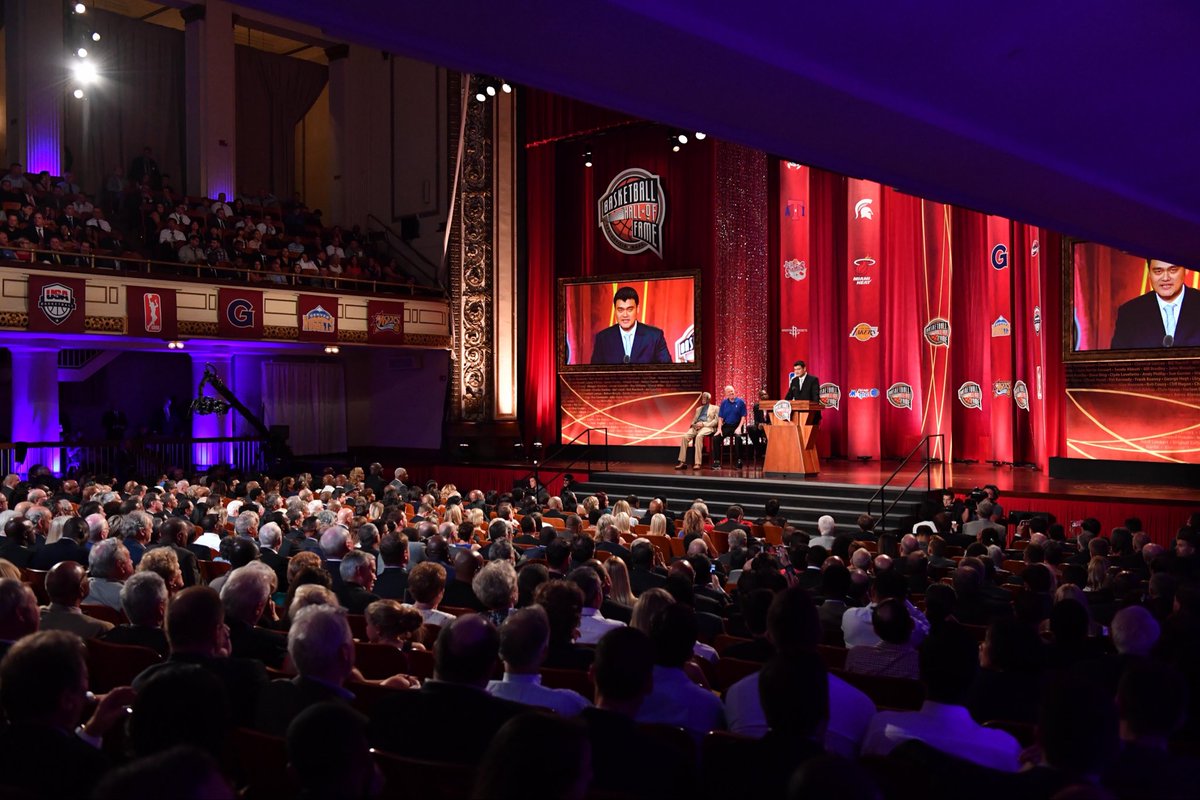 PositionSports's tweet photo. In September 2016, the Basketball Hall of Fame inducted a new class of members from across the basketball community during Enshrinement Weekend in Springfield, MA. 

#PS20 https://t.co/W5ewzjVy2h