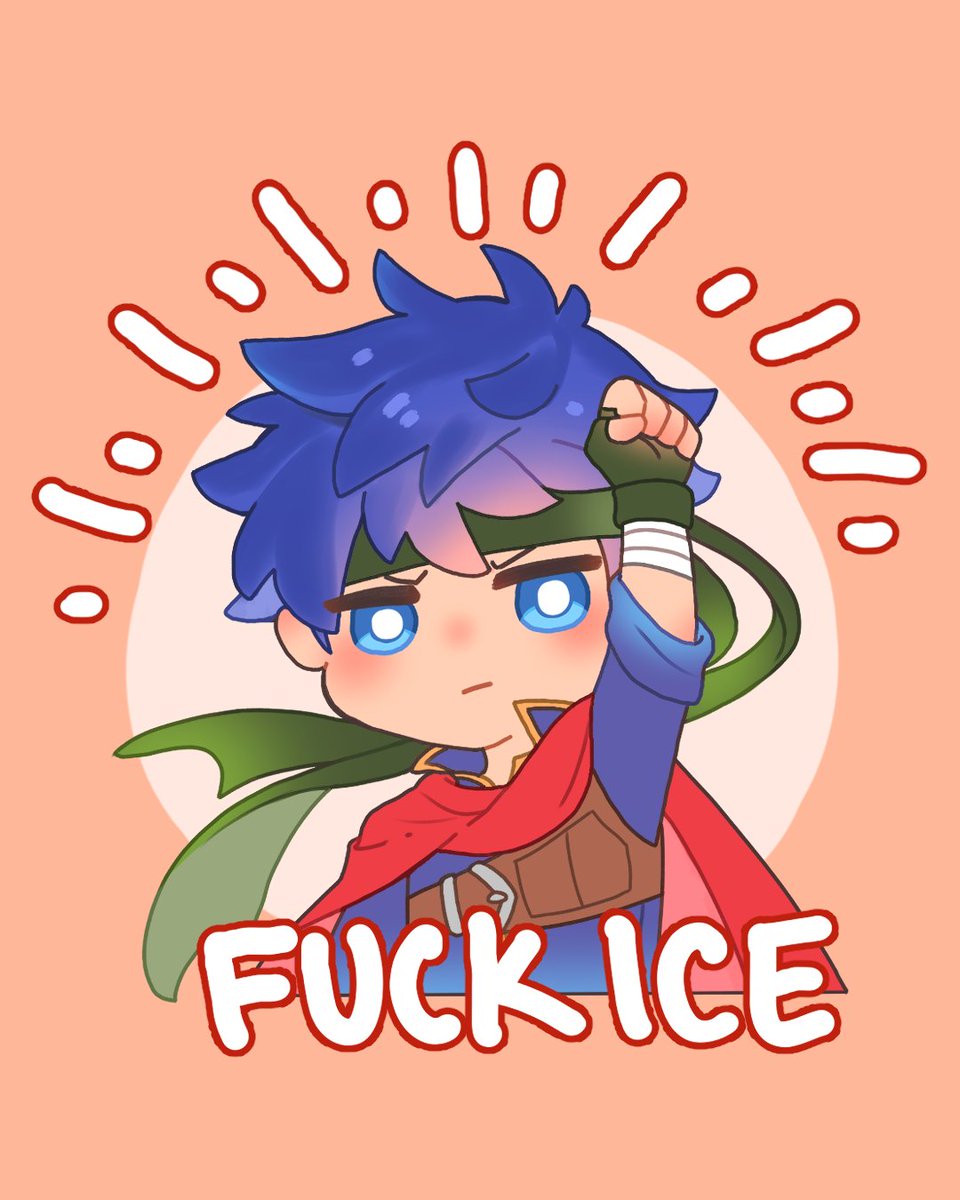 HalaKopibara's tweet photo. Today's the National Shutdown so here's my favorite anti-racism, "I fight for my friends", friend of the Laguz mercenary king: Ike 🔥(From my favorite Fire Emblem game #fe9 #fe10) Ice melts 🧊🔥 https://t.co/NKlYMY5EtG