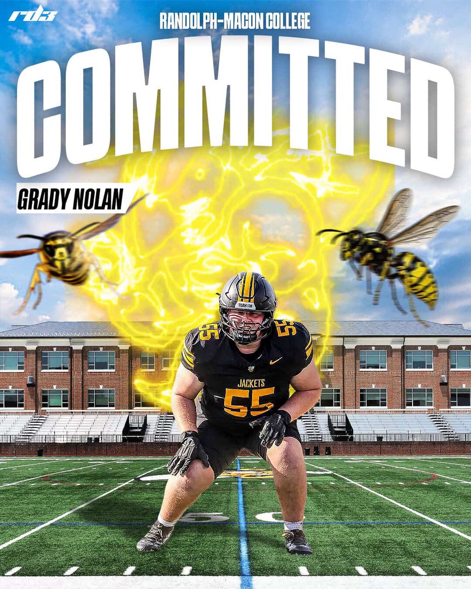 I am beyond grateful to announce my commitment to <a href="/RMCfootball/">𝗥𝗔𝗡𝗗𝗢𝗟𝗣𝗛-𝗠𝗔𝗖𝗢𝗡 𝗙𝗢𝗢𝗧𝗕𝗔𝗟𝗟</a>. I’m thankful for my family, God, all my high school coaches’ constant support, and to <a href="/CoachMcGeeRMC/">Nick McGee</a> and Coach Arruza for believing in me and giving me this opportunity to play at the next level. 
#GoJackets