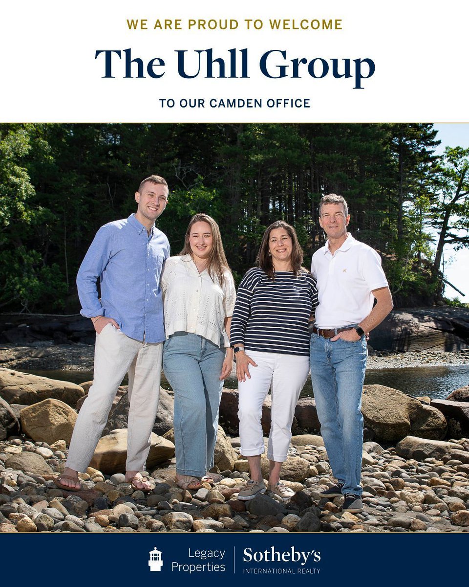 We are pleased to welcome The Uhll Group to our Camden office. A family-run, community-focused team, they bring deep local knowledge, trusted relationships, and a shared commitment to exceptional service across the Midcoast. 

Meet The Uhll Group: buff.ly/PUYvjIX