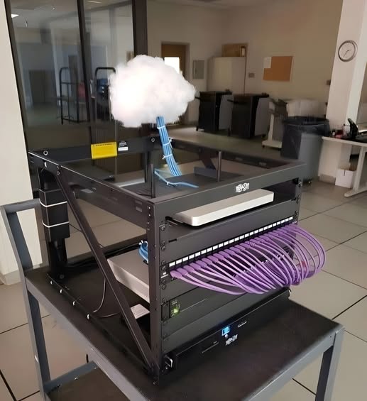 elhackernet's tweet photo. La nube ☁️ https://t.co/E5obUOFXwY