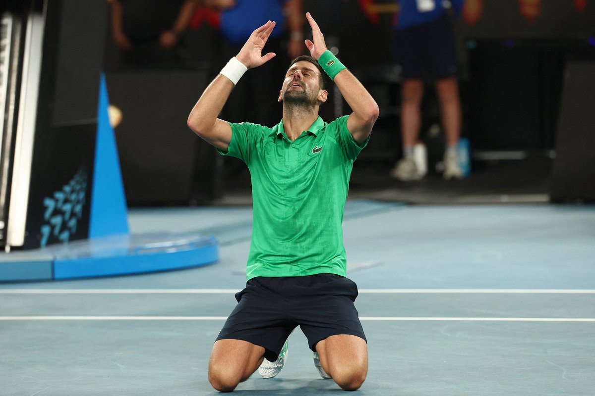 _thefreshprinc's tweet photo. Novak Djokovic is a delight that your eyes crave the greatest sportsman in the history of humans. The man The myth The legend. 
#novakdjokovic #AustralianOpen2026
@AustralianOpen
@DjokerNole https://t.co/G3ejxi4dgm