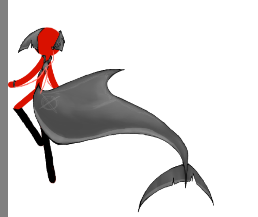 haha red shark!!! :D (I HAT ERENDERING METAL I HATE RENDERING METAL I HATE-)  #AlanBecker #animatorvsanimation