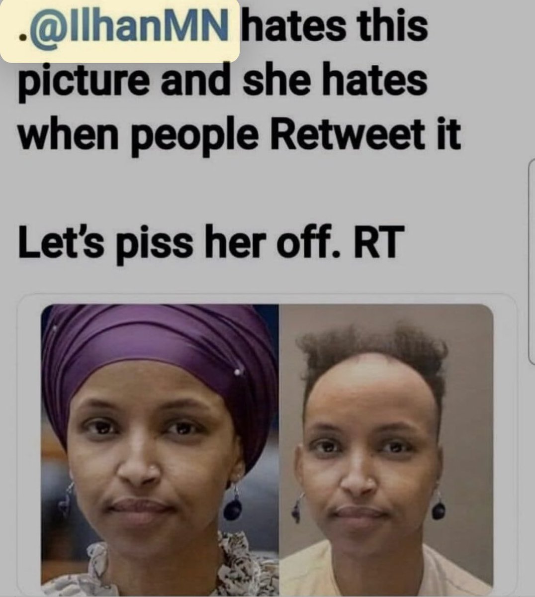 <a href="/IlhanMN/">Ilhan Omar</a> That’s not going to help you when you’re arrested. It’s coming cow.