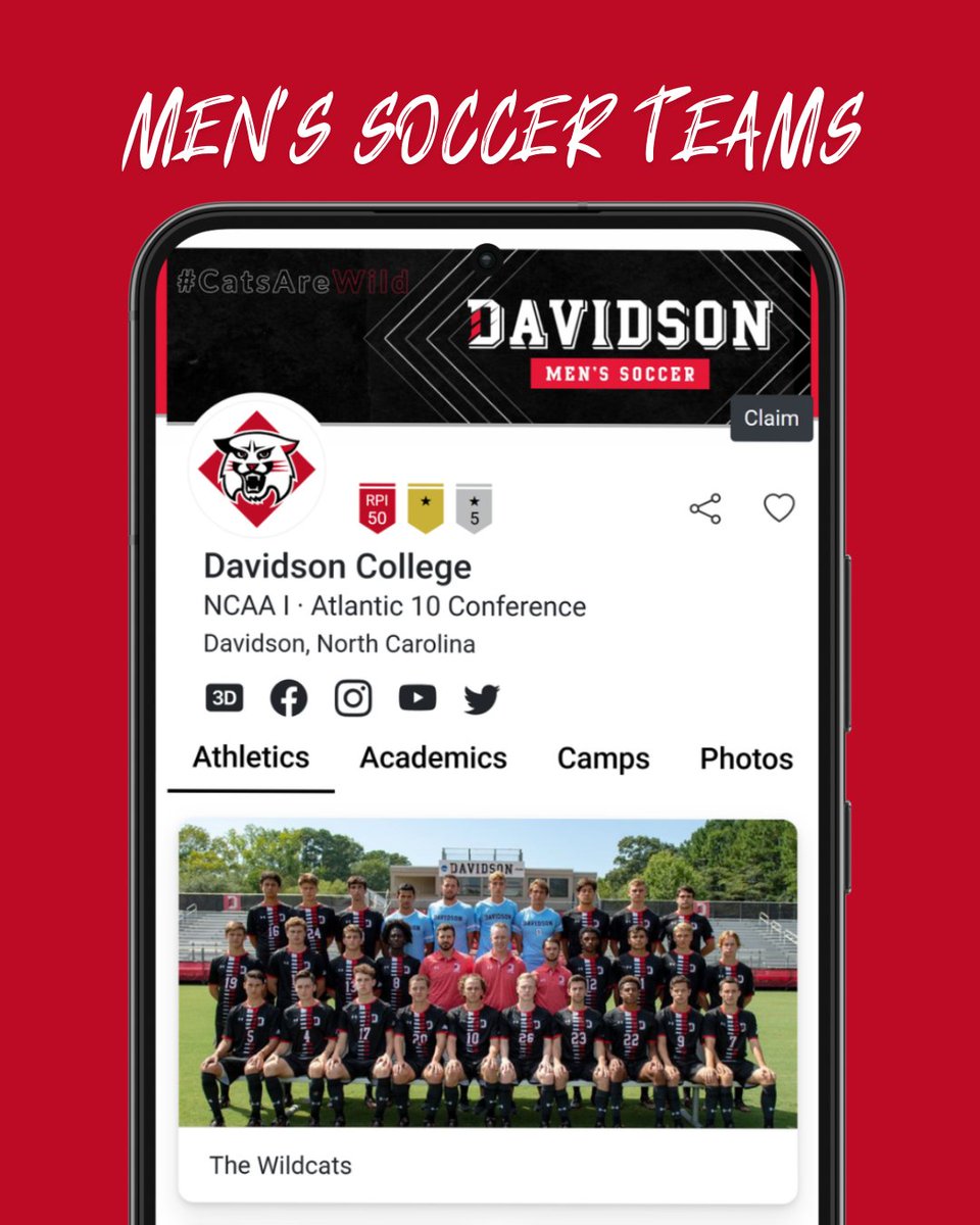 Internespo's tweet photo. ⭐ NCAA D1 Men’s Soccer Highlights

👀 Just Updated — See Who Made the List:
◾ @davidsonmsoccer
◾ @ohiostatemsoc
◾ @shumsoc
◾ @navymsoccer

👉 Browse all college teams: https://t.co/LlEmbbgLgY
•
•
•
•
#YouthSoccer #ncaa #naia #CollegeSoccer #Recruiting https://t.co/GFocLbFWp0