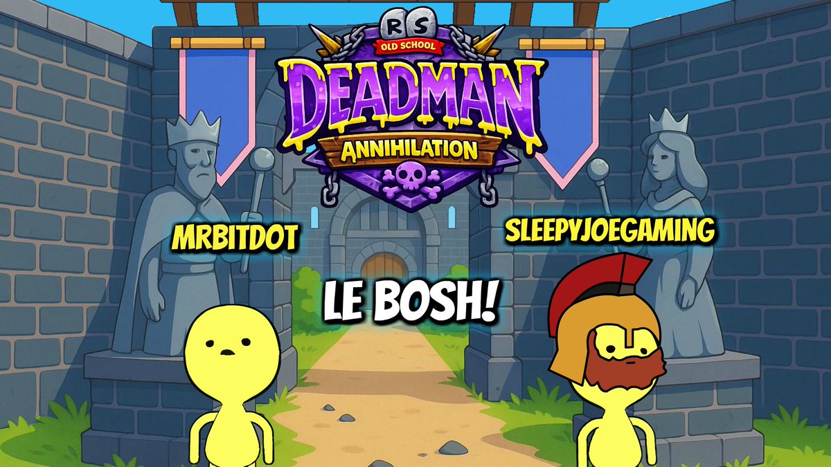 sleepyjoegaming's tweet image. As a special event ! 

I hopped through the WRONG PORTAL! 

Ended up in lumbridge fire the dead man mode! 

We are learning the ropes and going live for the PvP adventure 7PM! 

Let’s show these runescapers how world of Warcraft player play!

Featuring @MrBitDot 

#deadmanmode