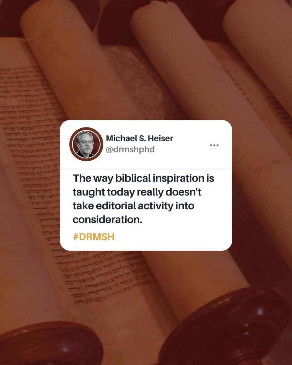 Many are taught that inspiration is a “mind-dump,” where God simply downloads Scripture and the writers play no real role. This view ignores editorial activity and human involvement, which is why discussions about the Torah trouble people.