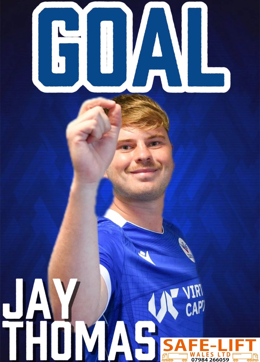 Jay Thomas gets the opener after he runs onto a long ball and lobs the keeper 💙
1-0