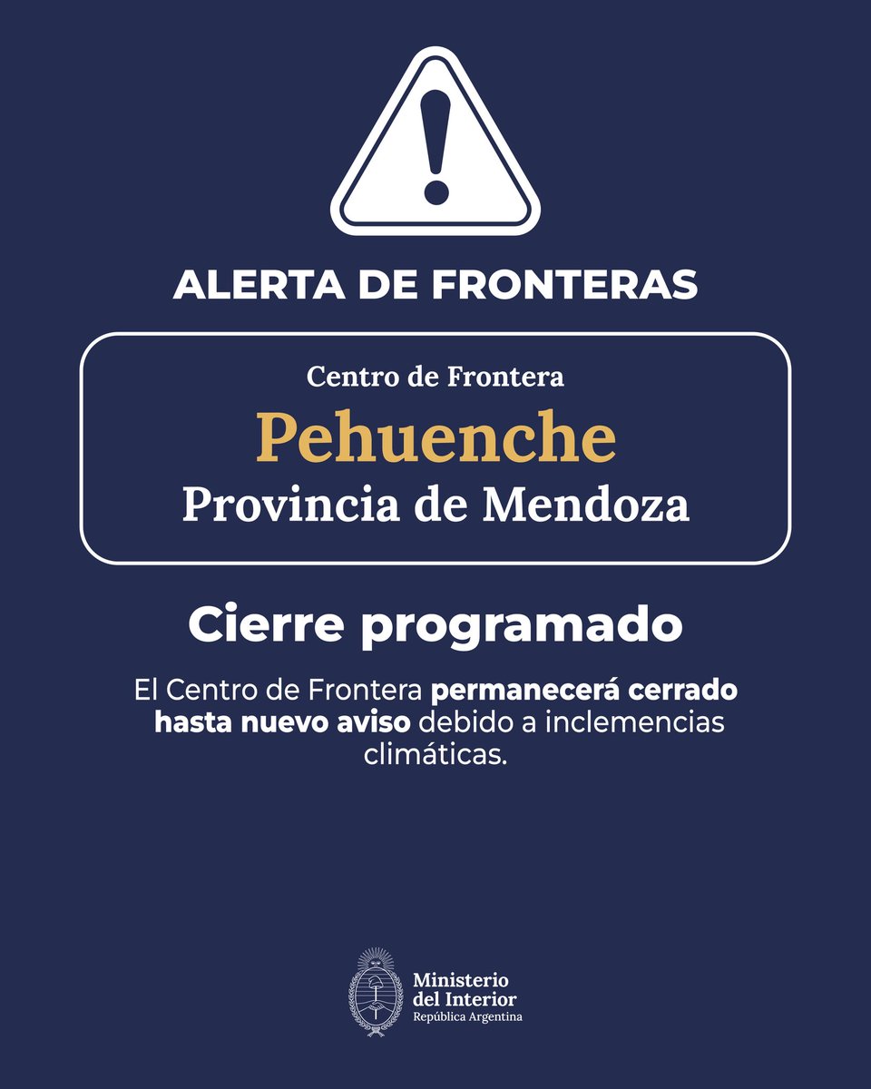 Ministerio del Interior tweet media