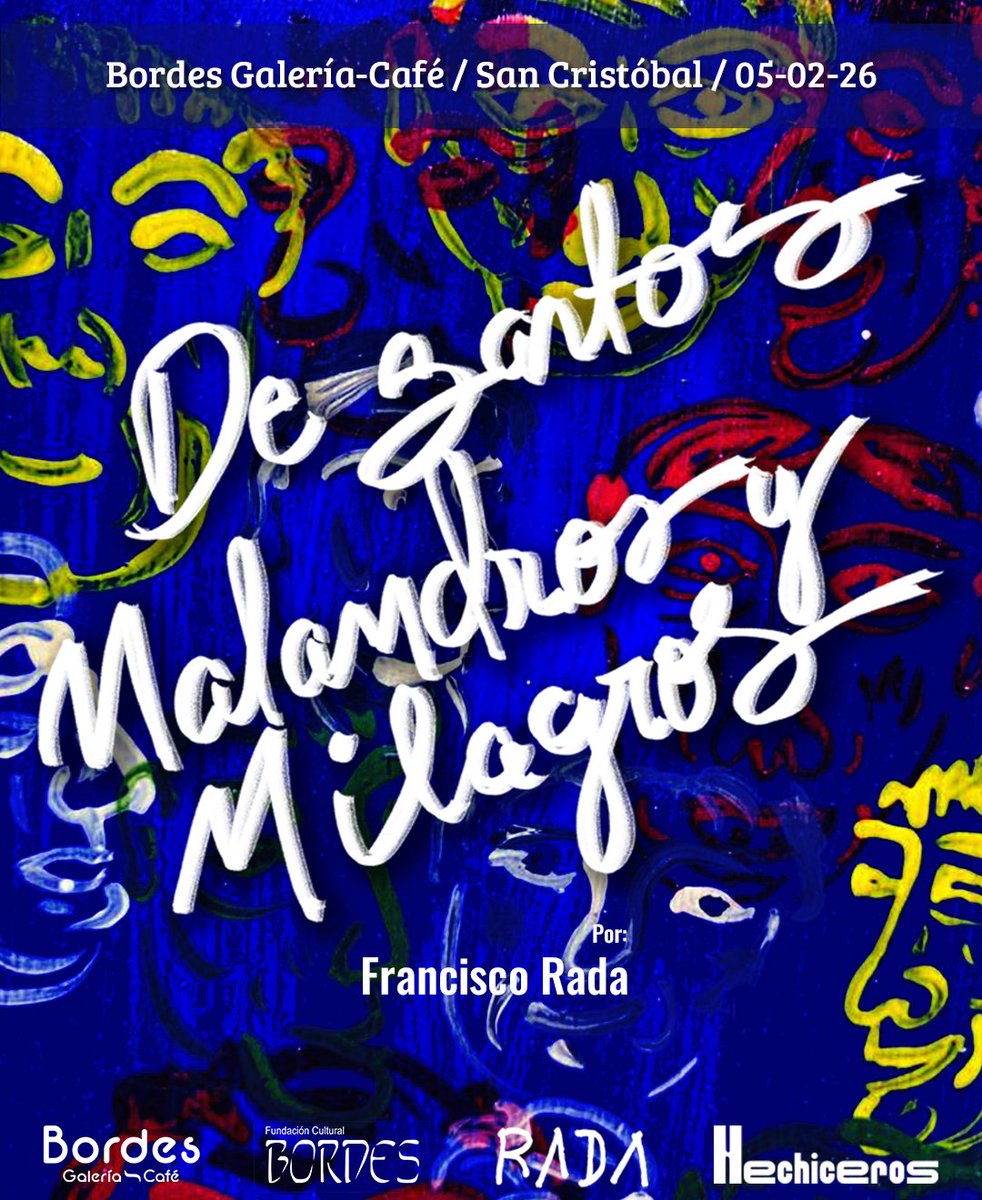 "De Santos, Malandrxs y Milagros" es un viaje por la fe que late en los márgenes. La que pide, la que duda, la que reinventa sus propios dioses.

5 de febrero | Bordes Galería-Café
