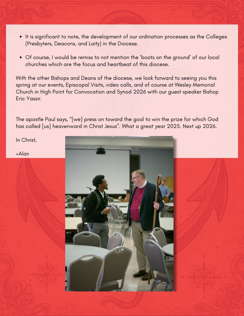 Every year we provide a summary of how God has been at work in the Diocese and feature a few areas. It's full of fascinating, edifying information—including numbers that shed light on growth in churches, clergy, and more. Read more here: adhope.org/anchorlines/ye…