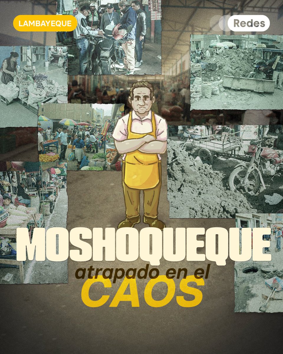 Hace 50 años nació Moshoqueque, el corazón comercial de Lambayeque. Un mercado que mueve arroz, tomate, papa, frutas y más. Es mucho más que un centro de abastos: es sustento para miles de familias (SIEA, 2024).

Pero este gigante comercial es muy vulnerable. Miles de