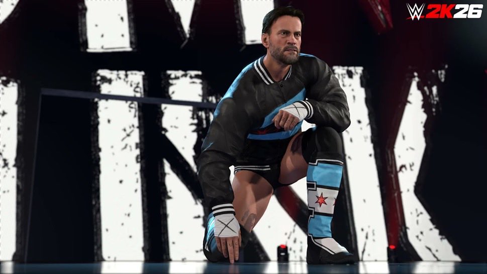 WWE2K233's tweet photo. First look at Naomi , Liv Morgan And CM Punk #WWE2K26 https://t.co/7GSvCLgW7b
