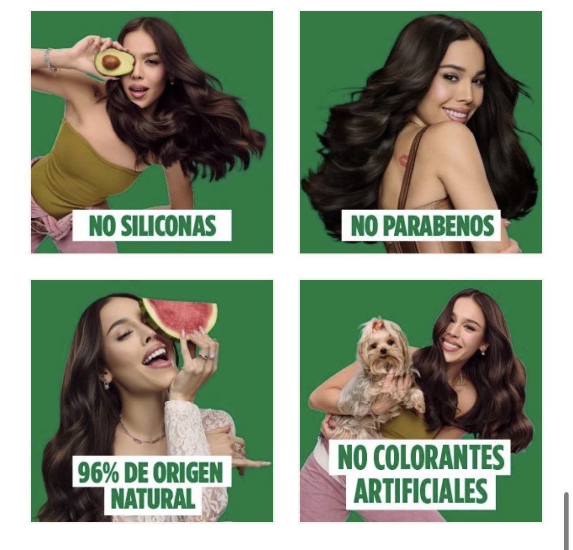 Lu siendo parte del comercial de garnier