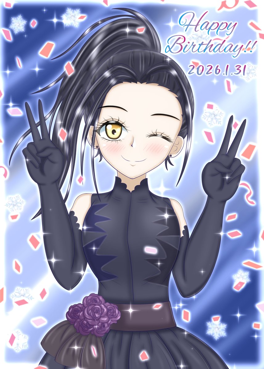 「おはようございます 今日はメダリストの狼嵜光ちゃんのお誕生日なので過去絵ですがお」|なたまにあのイラスト