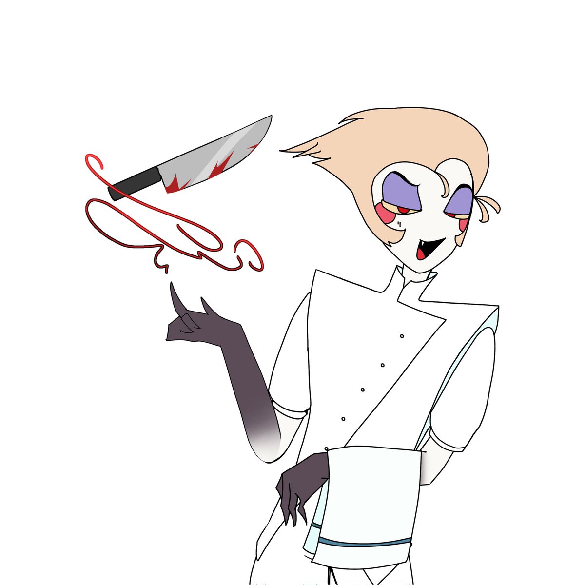 sonicverse_00's tweet photo. LET EM COOK!1!1!1!1!11 (idfk how hashtags work:,D) #radioapple #HazbinHotel #LuciferMorningstar #Alastor https://t.co/6pgdzBC6GM