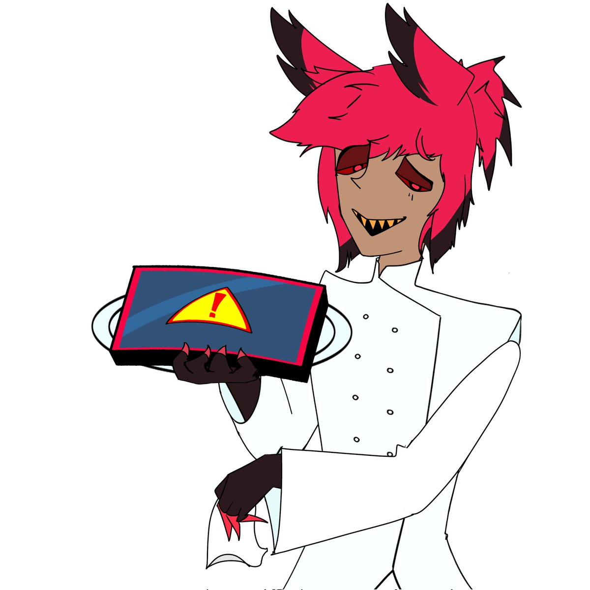 sonicverse_00's tweet photo. LET EM COOK!1!1!1!1!11 (idfk how hashtags work:,D) #radioapple #HazbinHotel #LuciferMorningstar #Alastor https://t.co/6pgdzBC6GM